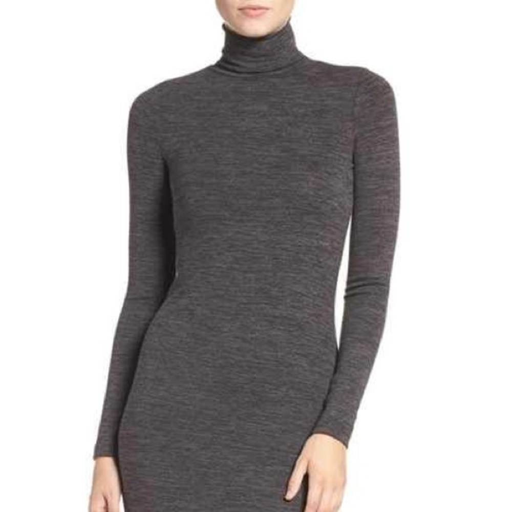 French connection long sleeve turtleneck dress